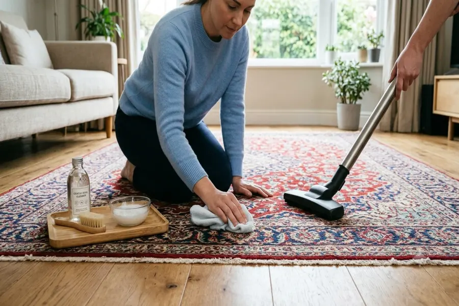 How to Clean Wool Rugs Safely Without Damaging the Fibres